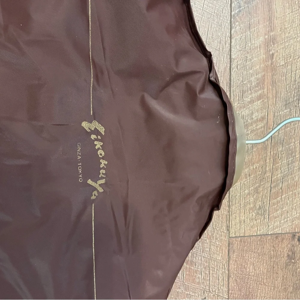 Faconnable Vintage Brown Leather Bomber Jacket - Picture 8 of 9